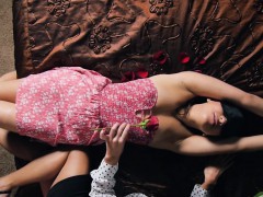 Taboo les milf grinding on blindfolded teen