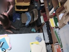 Curvy little teen slut gets her pussy rammed for shoplifting