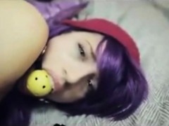 Bound Emo Teen GF Analed and Facialized!