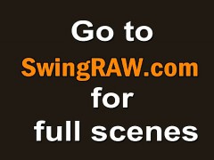 Hot wife experiments during swinger orgy