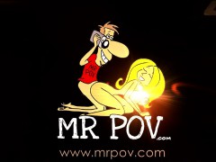 Beautiful Blonde Chloe Couture at Mr. POV