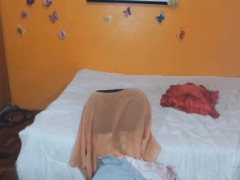 Beautiful Asian Tranny Pleasures Her Cock and Hole