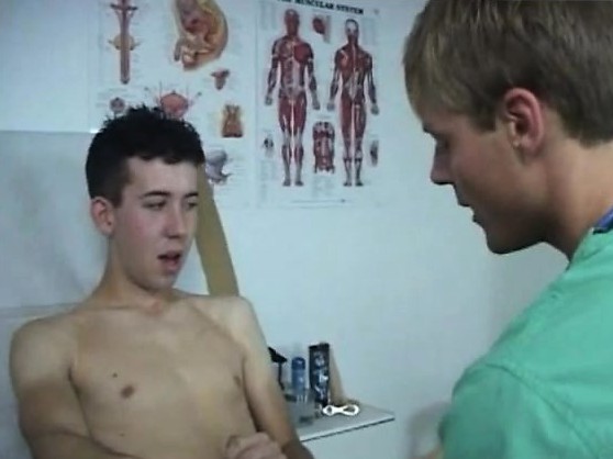 Doctor exam boner video gay My temperature was right on the 