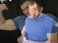 Horny buddies play strip poker