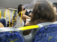 Australian upskirt on area train