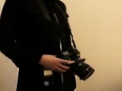 Cute photographer puts her hands to work on every inch of h