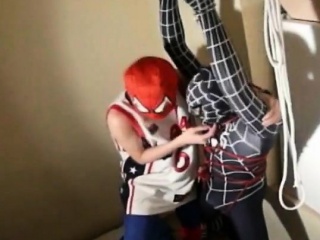 Spiderman caught...