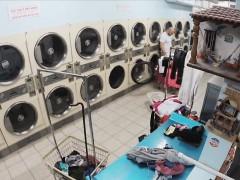 Got busted and fucked at laundromat