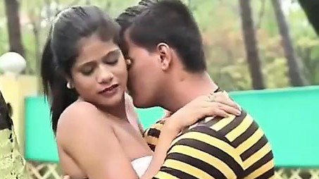 Couple Doing romance in public park for more watch the video