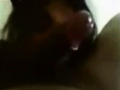 Chubby Arab girlfriend loves swallowing cum caught on camera