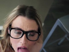 Teen Aubrey Sinclair Gets Bent Over And Cum Showered