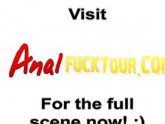 Stunning MILF whore fucked hard by two guys