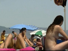 Hot Babe with big great Ass on the Beach