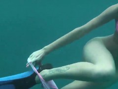 Stellar beauty is showing off her stretched pink snatch in c