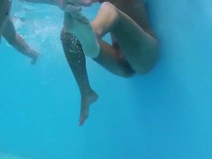 slippery nuru sex for lucky poolboy