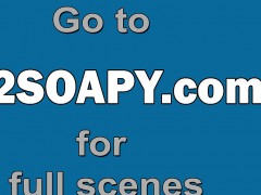 Alluring babe gives hot blowjob after erotic massage