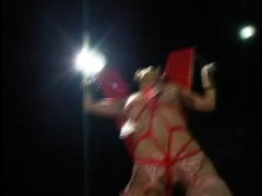 Wild Oriental girl with tiny tits gets tied up and enjoys a