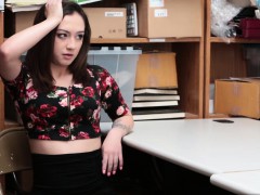 LP Officer fucks Lily Jordans pussy on the desk