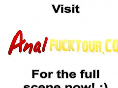 Duo of big cocks for slutty blonde chick in threeway