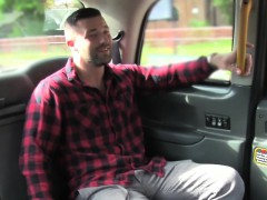Female Fake Taxi Welsh lad gets a sweet surprise