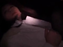 Kinky Japanese wife with big tits satisfies her need for ha