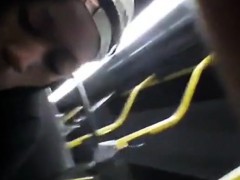 Lovely amateur paid and fucked in a public train