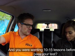 Ebony makes a deal with driving instructor