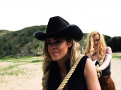 Jessa Rhodes, Misha Cross In Rawhide Scene 2