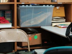Thief Alex Gets Hairy Pussy Pounded In Office