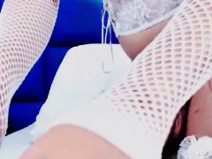 Red Hair Tranny Babe Masturbating