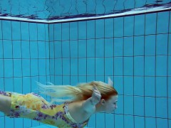 Amateur blonde mermaid