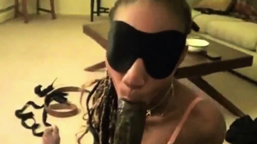 Dreadlocks black girl gets her mouth violated by my BBC