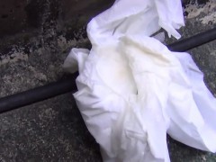 Babes pee in tokyo alley