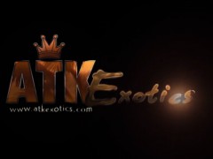 Ebony coed strips to play with her perfect pussy