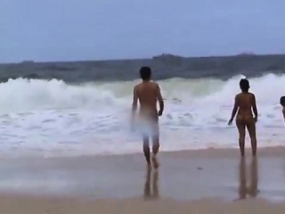 Public Beach Sex Of A Voyeur Horny Couple
