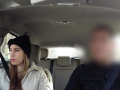 Brunette fucks cop and sucks dildo