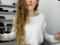 Sensual Solo Jerk Off with sexy redhead teen