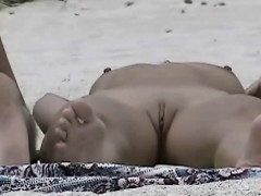Amazing young nudist hidden beach video