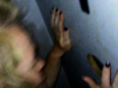 Cuckold at gloryhole