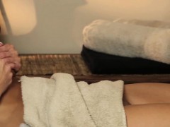 Massage milf pussylicked by masseur