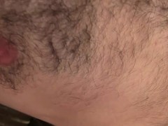 Hairy freak Dempsey strokes his boner and licks his armpits