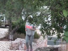 Watch this hot blonde Chloe english tourist