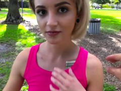 Lola Fae Cute Petite Chick In Street