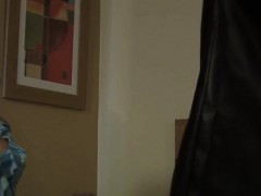 British CFNM dominatrix blowing passionately
