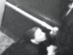 Couple gets kinky in the elevator