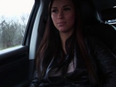 Inimitable snatch plowing in a perverted car sex session