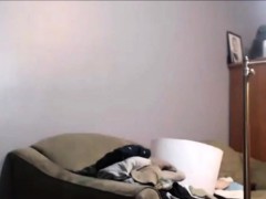 Ebony young wife gives peferct blowjob on cam