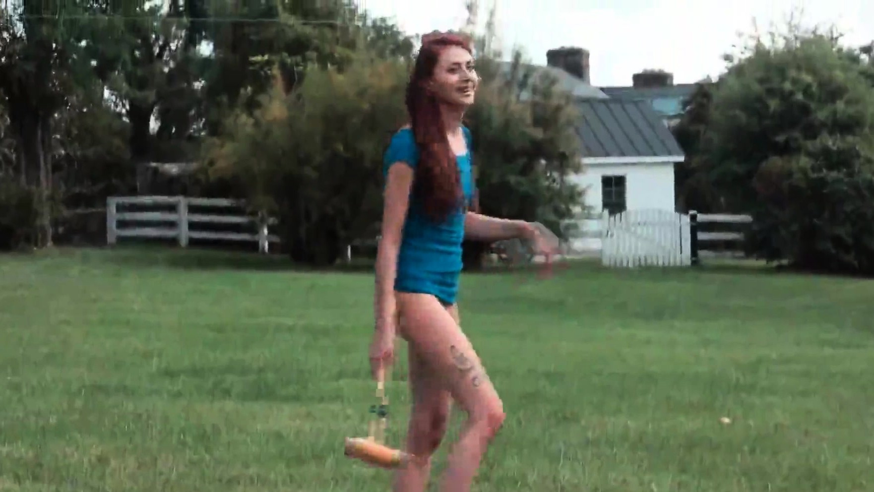 Teen ftvgirls Courtney at a farm shes a cute and spirited