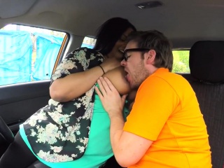 Bbw Ebony Rides Big Cock Instructor In Car