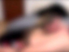 Euro blonde facial lovers POV blowjob for condom dude
